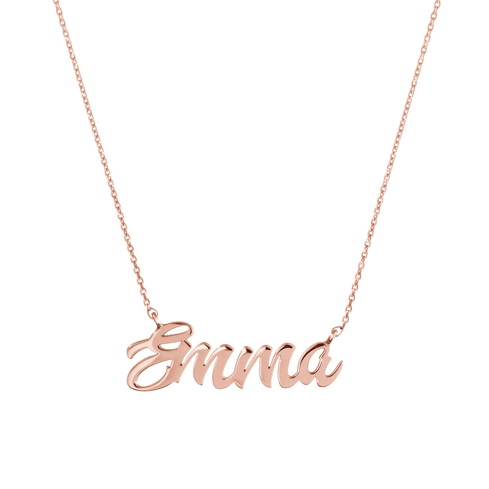 Personalized Name Necklace made of Rose Gold
