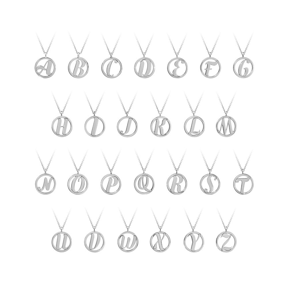 The Whole Selection Of The Monogram Pendant In White Gold