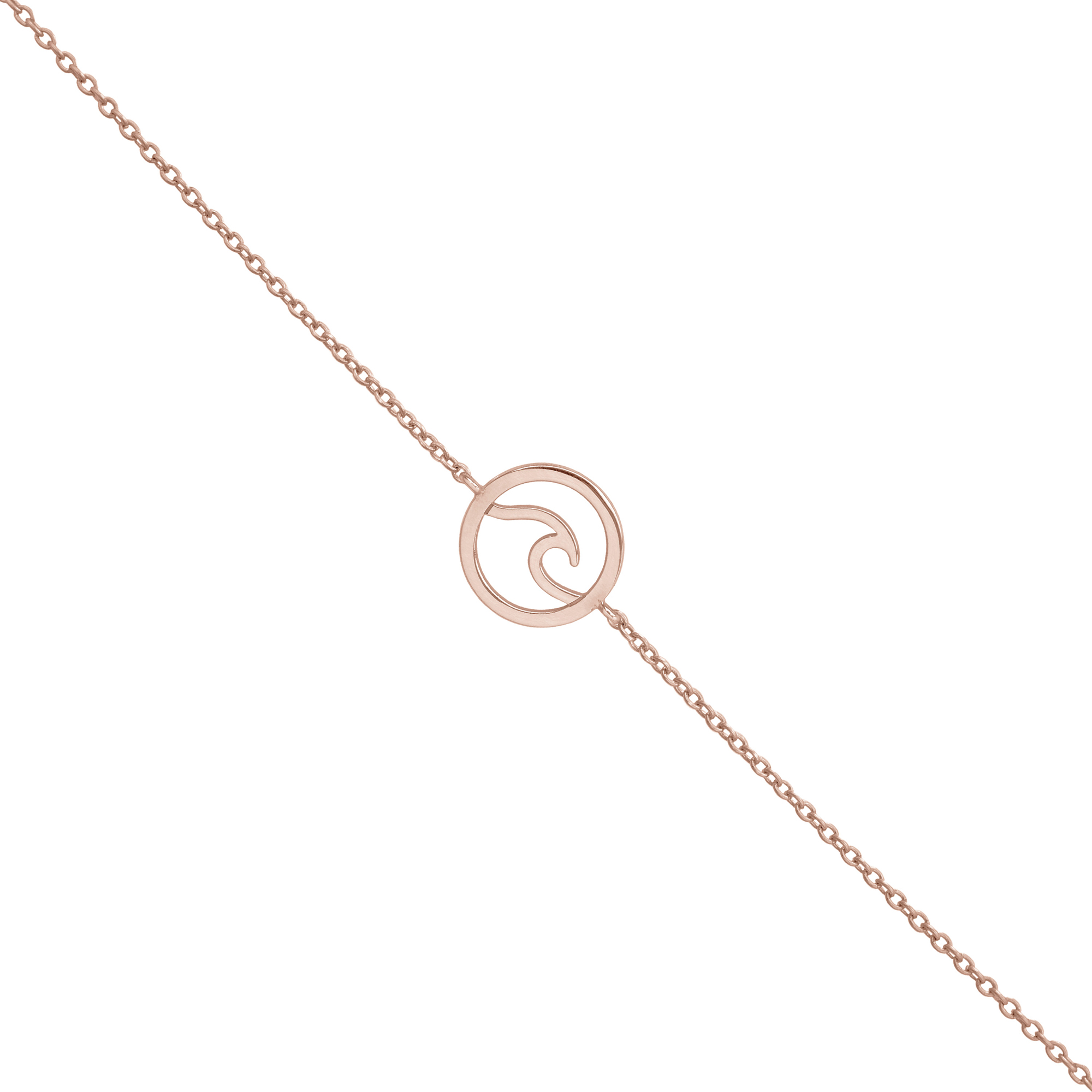 Gold Wave Charm Bracelet - Image 4
