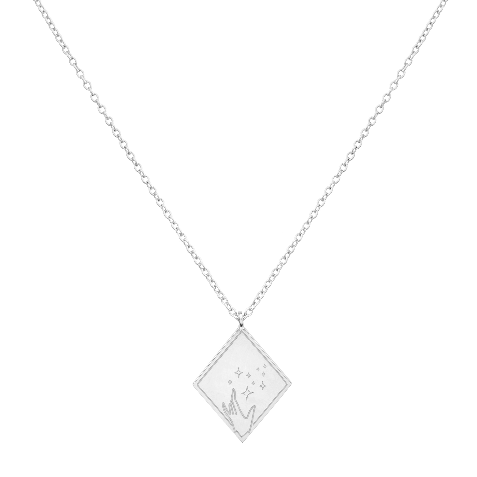 Magic Hands Gold Pendant Necklace - Image 3