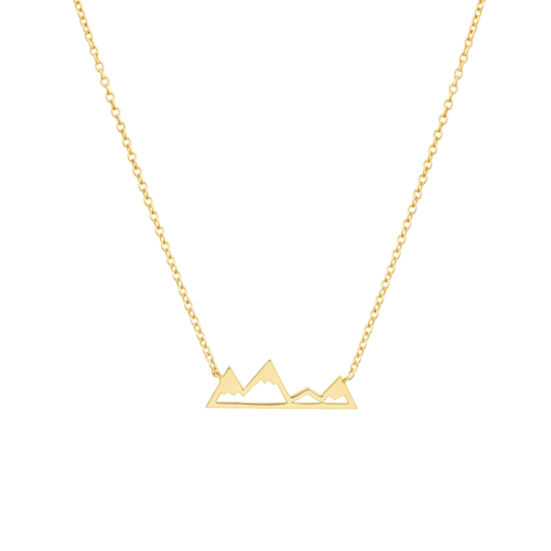 Gold Mountains Necklace